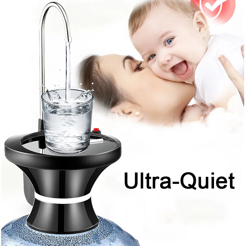 Электрический автоматический диспенсер для воды 1500mAh USB Перезаряжаемый насос