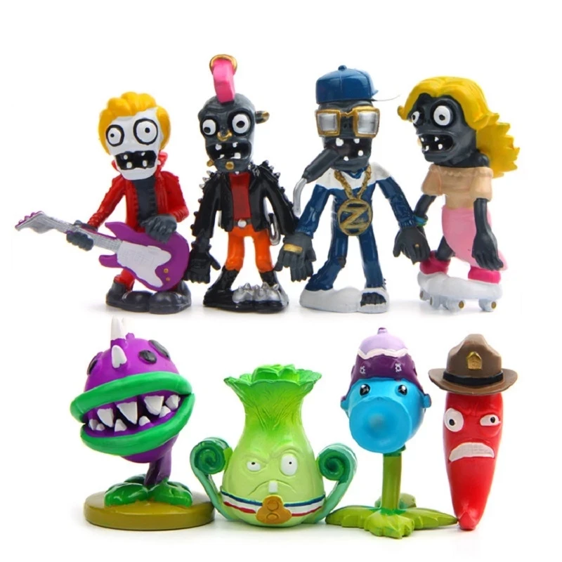 Фигурки из ПВХ Растения против Зомби экшн-фигурки игрушки 8 шт./лот Chomper Jalapeno |