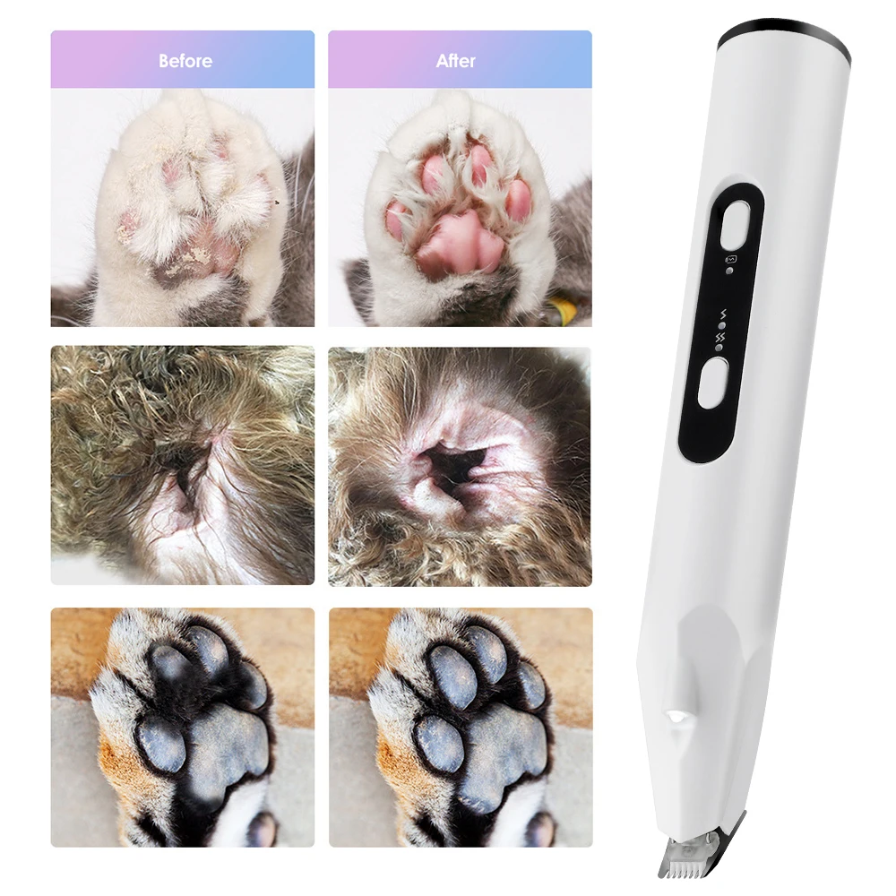 3 in 1 Dog Hair Trimmer Pet Foot Professional Grooming Clippers Cat Paw For Dogs Hairdressing Supplies |