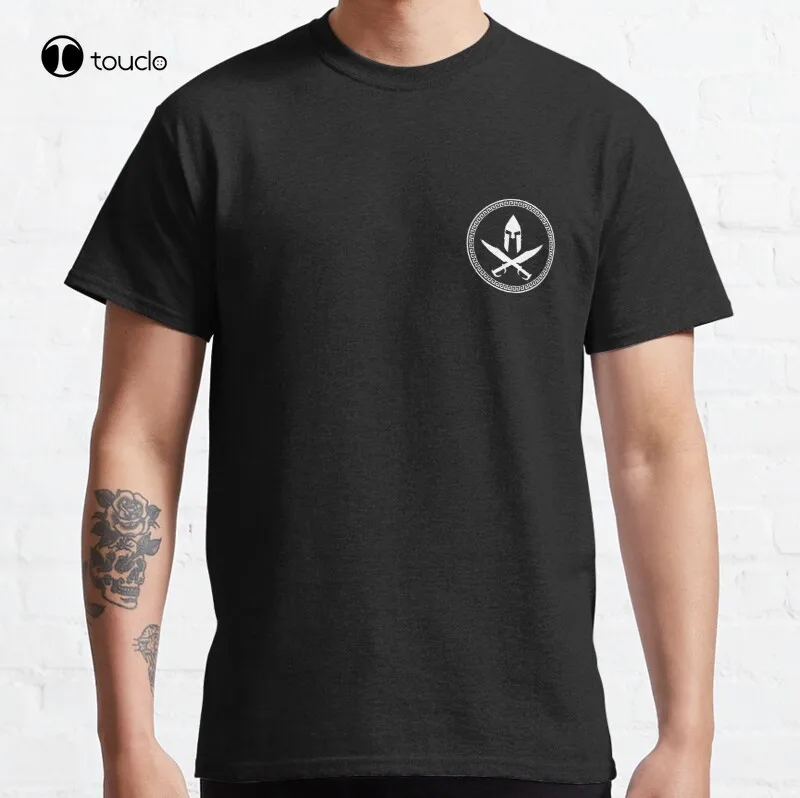 

Spartan Shield Classic Freedom For Boyfriend For Husband T-Shirt Cotton Tee Shirt