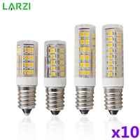 10pcslot mini e14 led lamp 3w 4w 5w 7w ac 220v 230v 240v led corn bulb smd2835 360 beam angle replace halogen chandelier lights