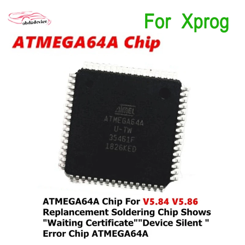 

Чип Atmagea64a, чип для пайки XPROG V5.85/V5.84
