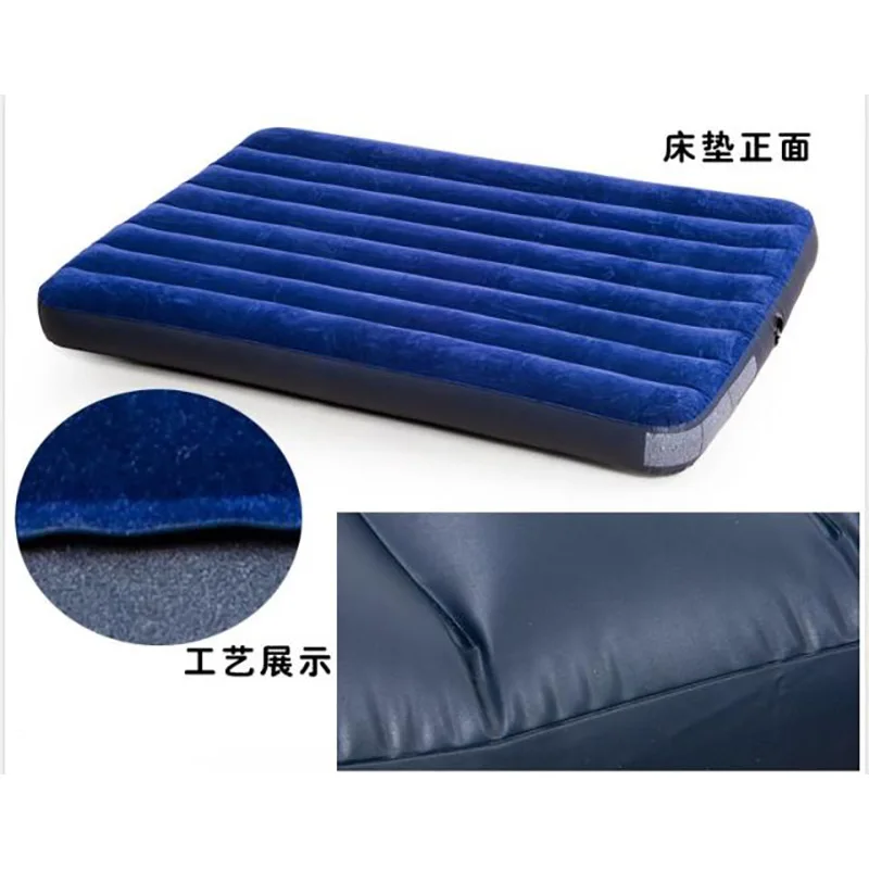 Надувной матрас с ручным насосом на 2 3 человек размер 152 см x 203 22 см|inflatable mat|air bed