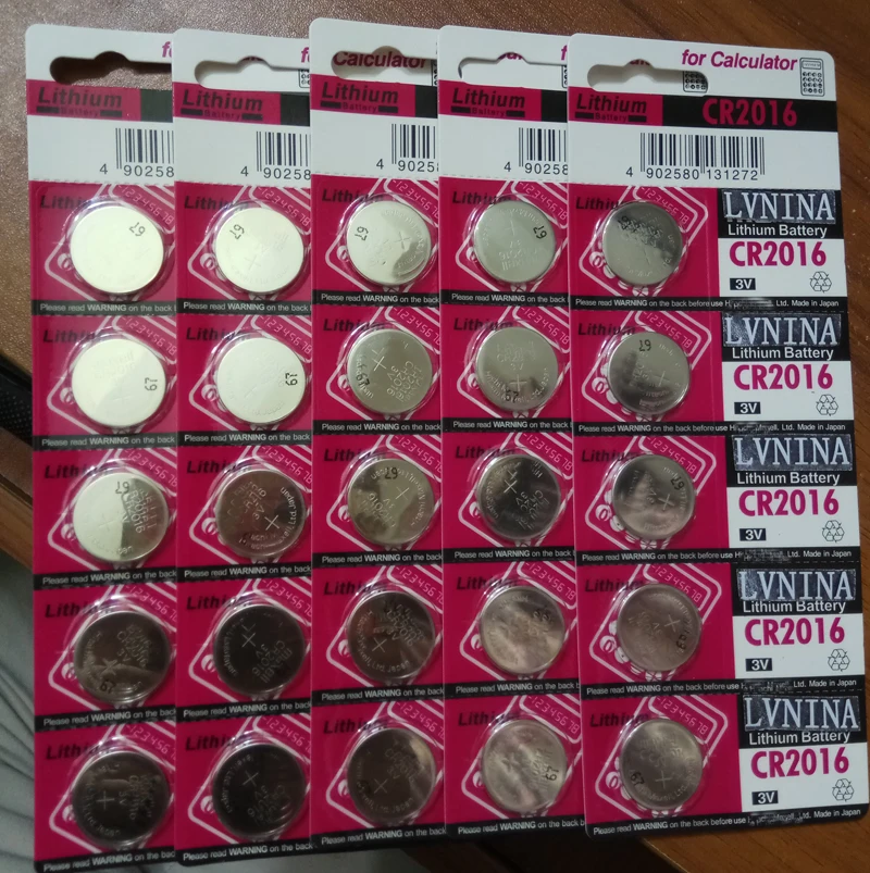 5 шт. литиевая батарея CR2016 CR 2016 3v | Электроника