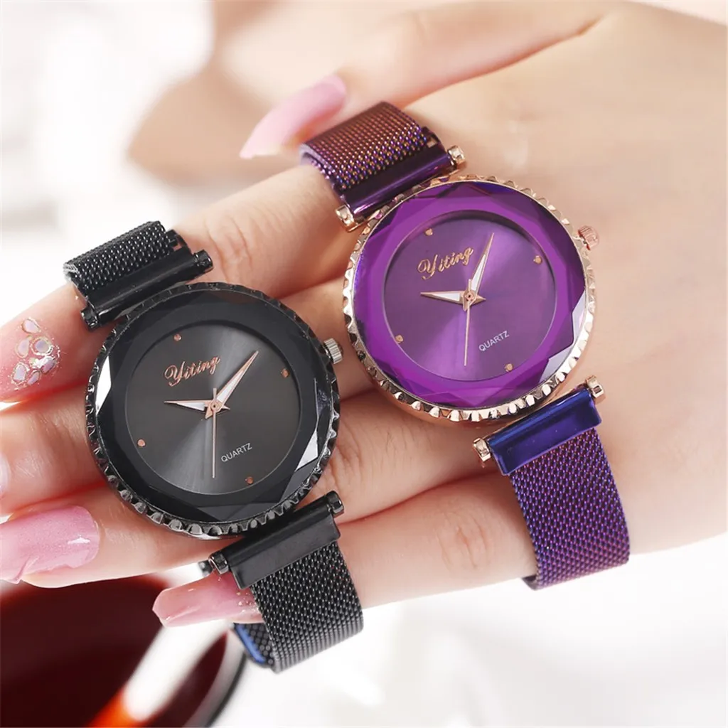 Роскошные магнитные модные женские кварцевые часы креативные подарки наручные |
