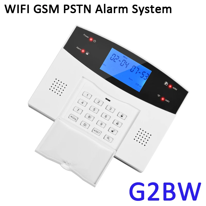 Сигнализация Беспроводная PSTN с поддержкой GSM Wi Fi и датчиком дыма|alarm sensor|alarm postsensor