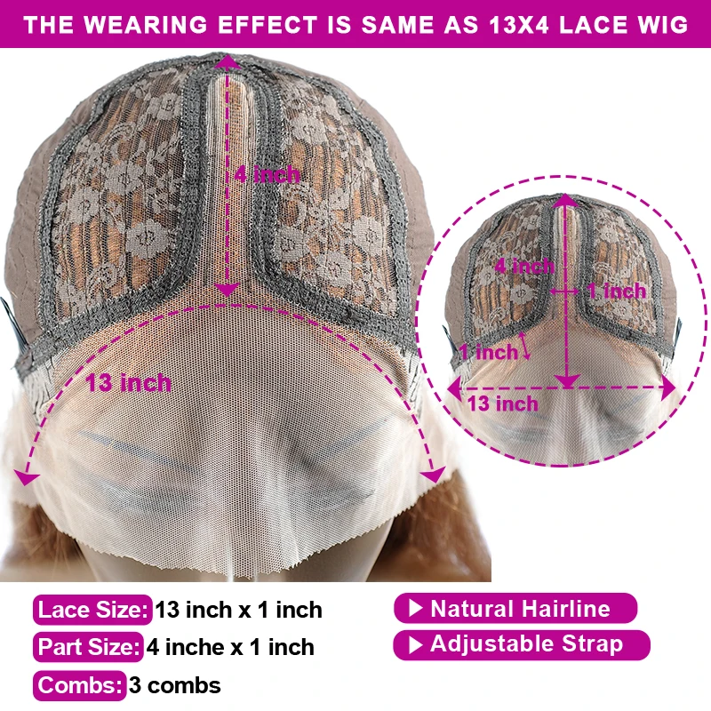 Парик на шнурках прямые человеческие волосы бразильский Рыжий блонд