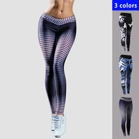 women yoga print pants seamless sexy fitness srunch sport push up workout leggings casual running sweat tights gym clothing