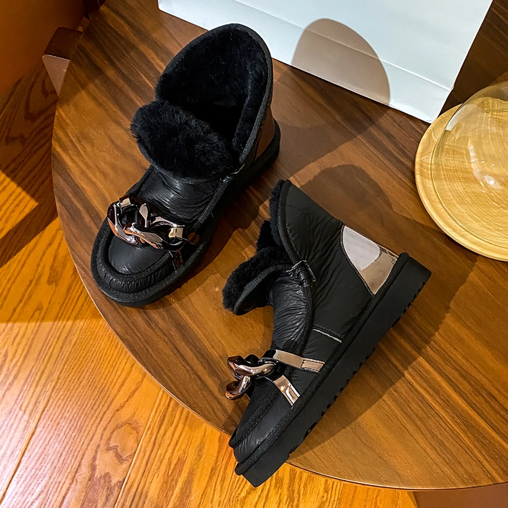 Новинки 2021 годаполусапожки женские с натурального мехастильные угги круглым