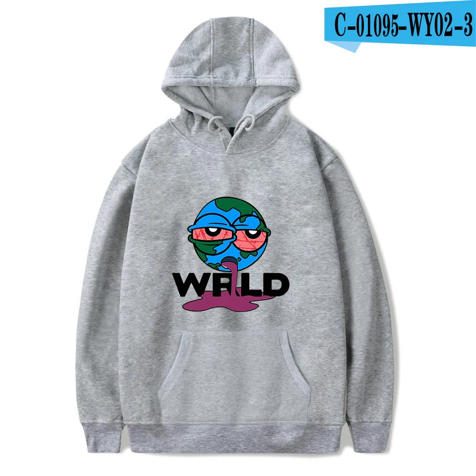 gray Толстовки с капюшоном rapper Juice Wrld для мужчин/женщин, Новое поступление, модный принт, поп-хоп стиль, крутой сок Wrld, толстовка с капюшоном, пальто - Цвет: gray