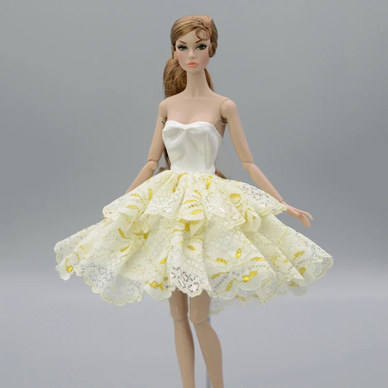 Модное балетное платье пачка для кукол Барби наряды вечерние платья Одежда