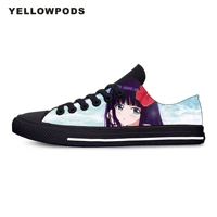womens shoes twin star exorcists anime hot cool women platform shoes woman lady flats fall casual black white shoes