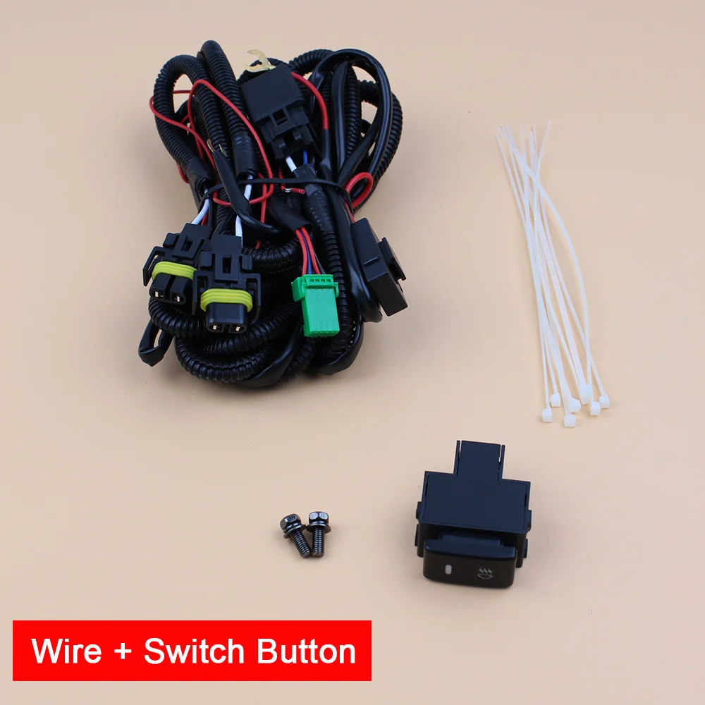 Противотуманная фара в сборе с крышкой противотумансветильник и кнопкой