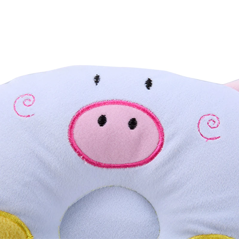 

3 Colors Newborn Baby Infant Memory Soft Pillow Prevent Flat Head Anti Roll Support Neck Pillow Breathable To Prevent Baby Kids