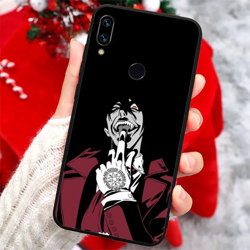 

Anime Hellsing Alucard Fan high quality luxury Phone Case shell For Xiaomi Redmi note 7 8 9 t k30 max3 9 s 10 pro lite