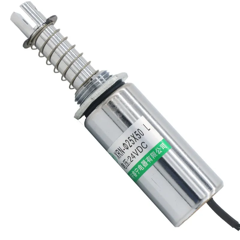 Круглый трубчатый Тяговый электромагнит, цилиндрический магнит, фотомагнит, 12 В, 24 В постоянного тока, ход 10 мм, 19 Вт