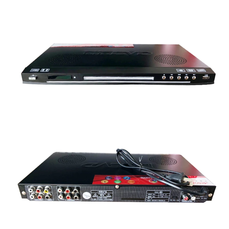 KYYSLB 220V 100 Вт* 2 V5 HD домашний аудио DVD плеер evd, DVD плеер с USB реверберации встроенного двойного Динамик vcd плеер 108 Гц MP3 формат