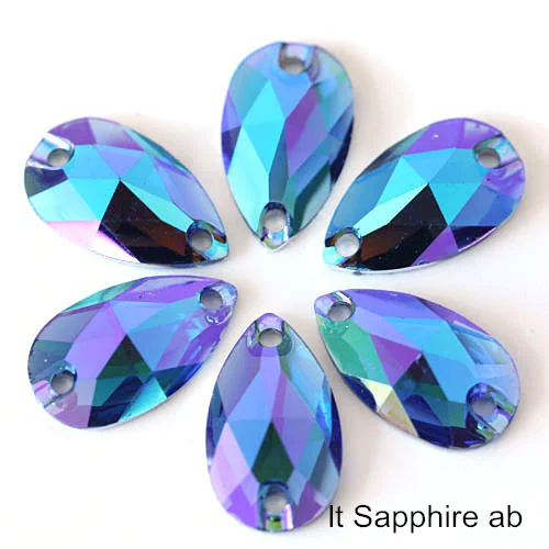 lt Sapphire AB Стразы - Цвет: lt Sapphire AB