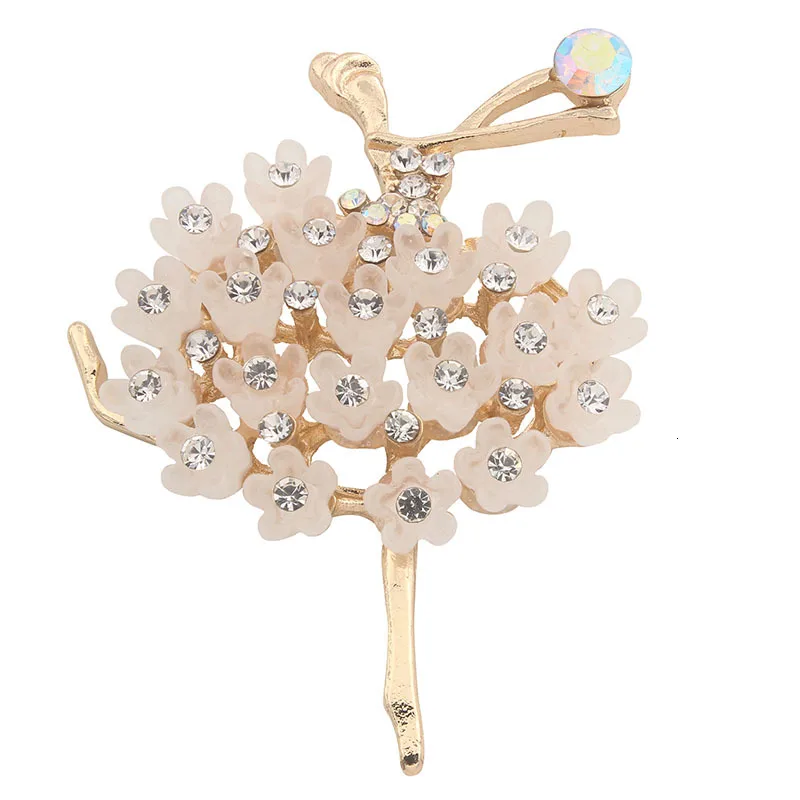 48mm Dancing Ballet Shape Craft Supplies For Weddings Gold Diy Hair Bow Accessories Flat Back Rhinestone Embellishments 2pieces
