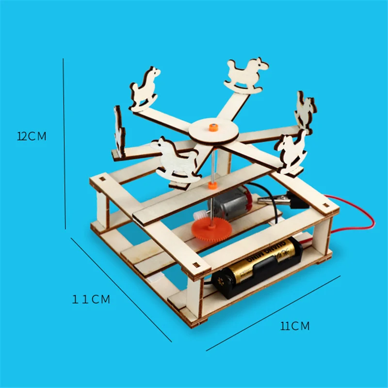 Деревянная карусель ствол сделай сам забавные детские сборные игрушки школа