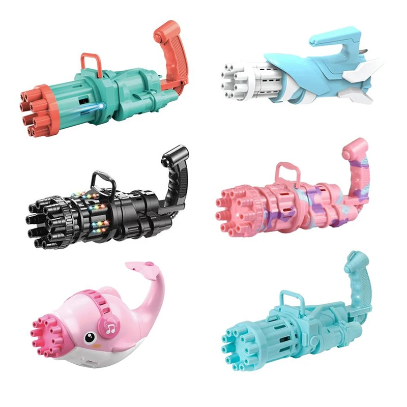 Детский автоматический пистолет для мыльных пузырей игрушки летняя машина