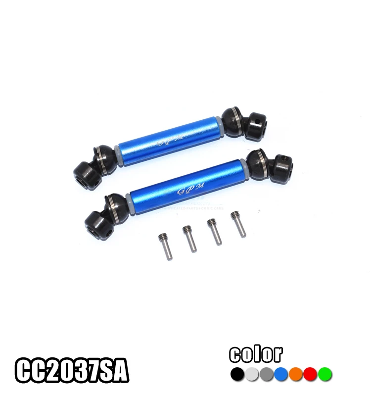 45 # твердая сталь алюминий передний CVD вал + задний для TAMIYA CC02 4WD G500 rc