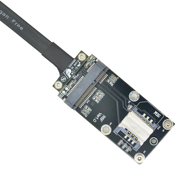 Переходник PCI-e PCIe 4x на mini mPCIe Удлинительный кабель для карты x4 5 см-100 см 1 фут 2 фута 3