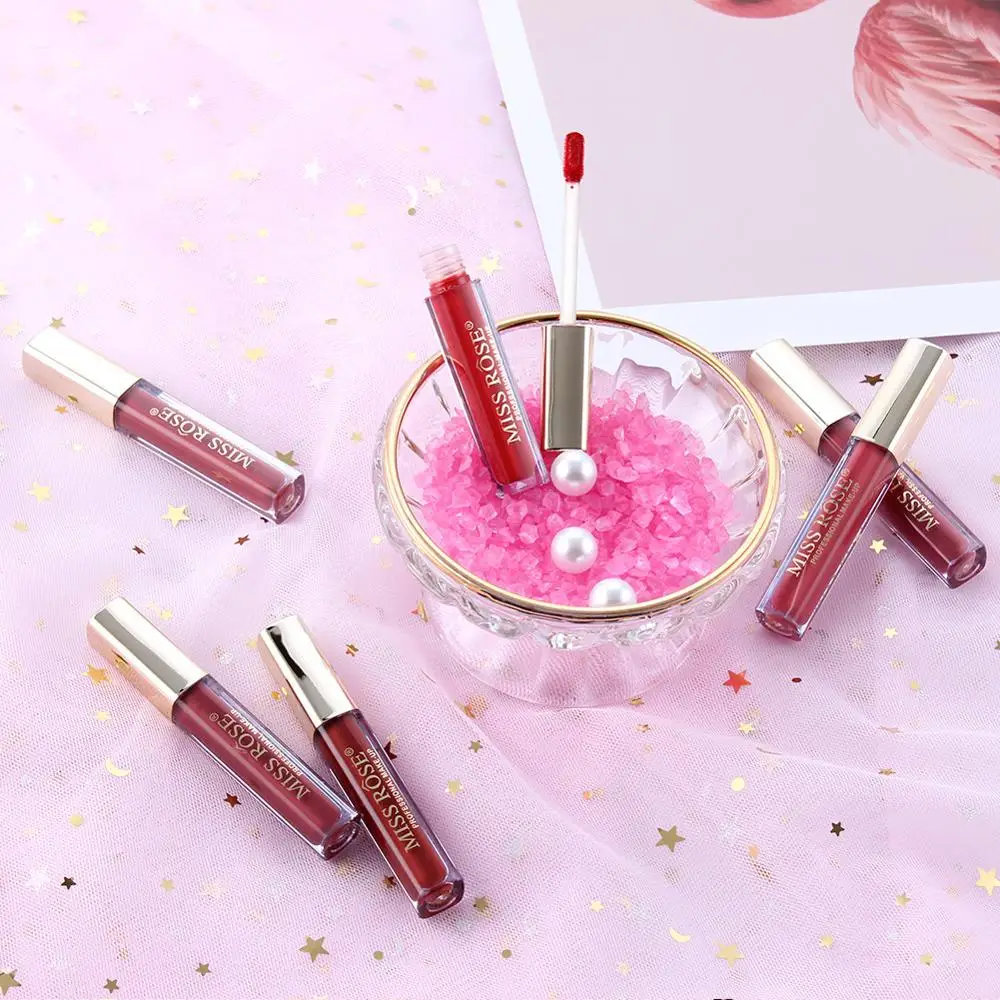 Блестящий жидкий бархатный блеск для губ помада бальзам горячая Распродажа