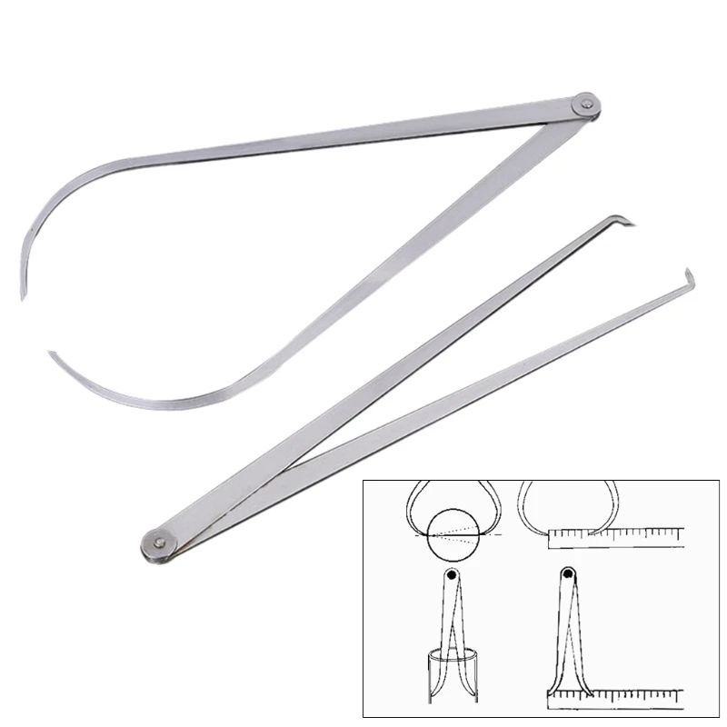

Long Firm Joint Metal Measurement Inside Outside Caliper 150mm/ 5.9in 200mm/7.87in 250mm/ 9.84 in 300mm/11.81in