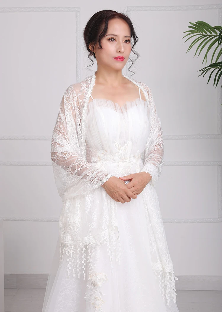 Модная свадебная куртка белые женские накидки на весну и лето накидка голени