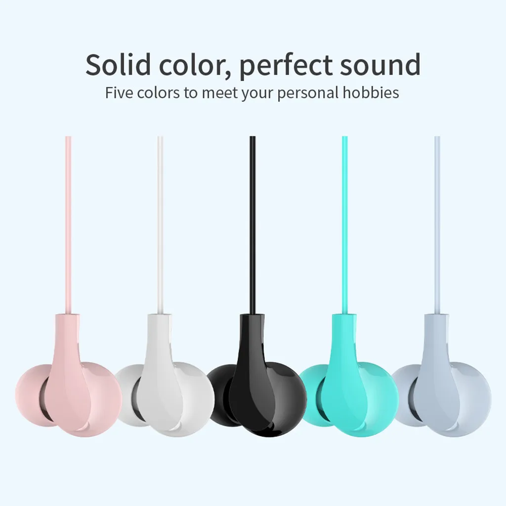 5 цветов наушники спортивные для бега шумоизоляция стерео в ухо 3 мм медиаплеер