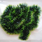 200 см разноцветное Рождественское украшение Бар Топы лента гирлянда Рождественская елка украшения белого и темно-зеленого цвета, тростника мишура вечерние поставки