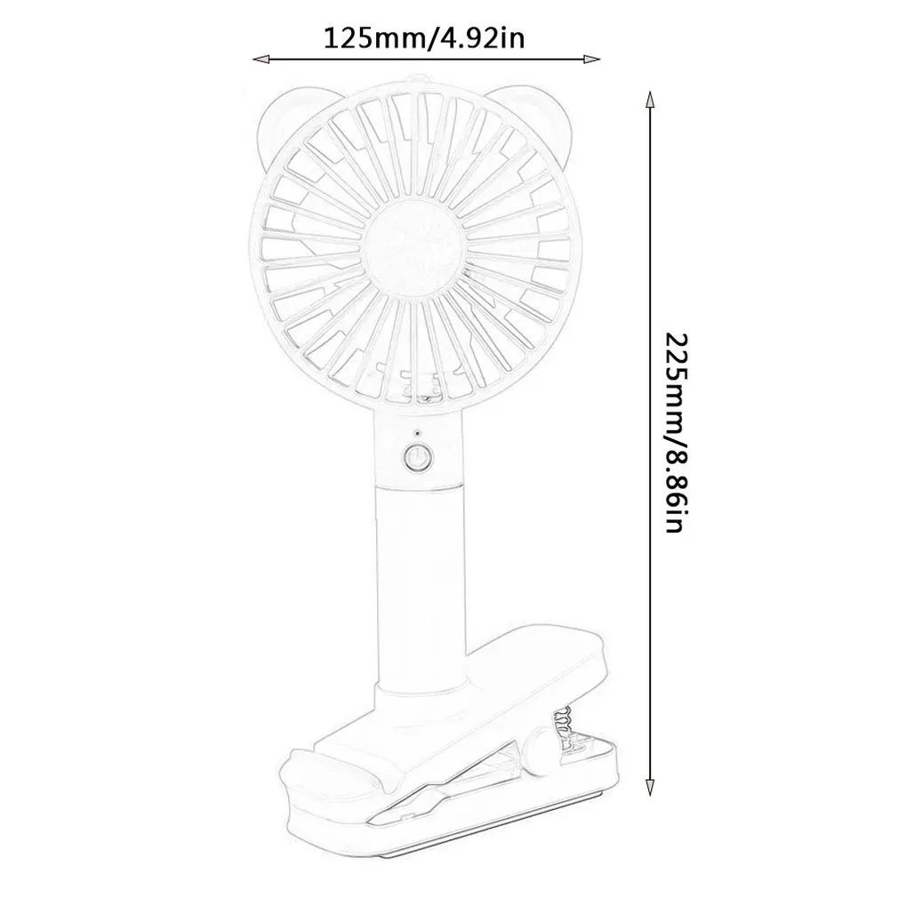 

Desk Clip Design USB Students Adult Outdoor Travel Handheld Electric Fan Air Conditioner Cooler Cooling Fan for Summer