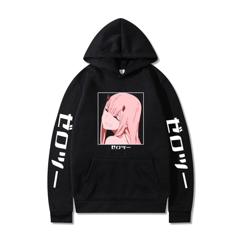 

DARLING In The FRANXX Cosplay Costumes Jacket with Hat Zero Two Hoodies Sweatshirts Jackets Anime Adult COS Apparel Christmas