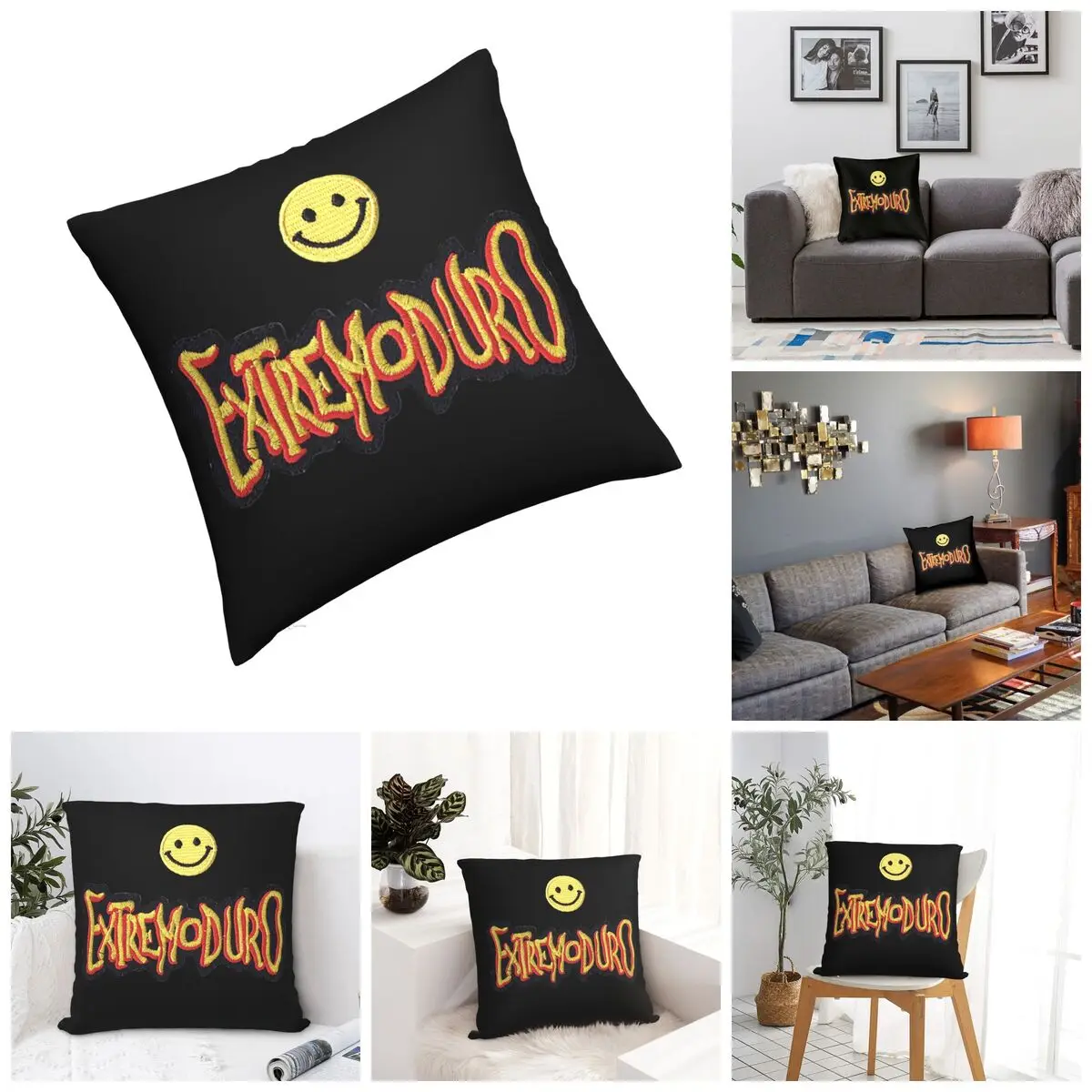 

Promo Extremoduro (2) Square Pillow Creative Weeping Willow Square Pillow Print Funny Novelty R251 Cushion
