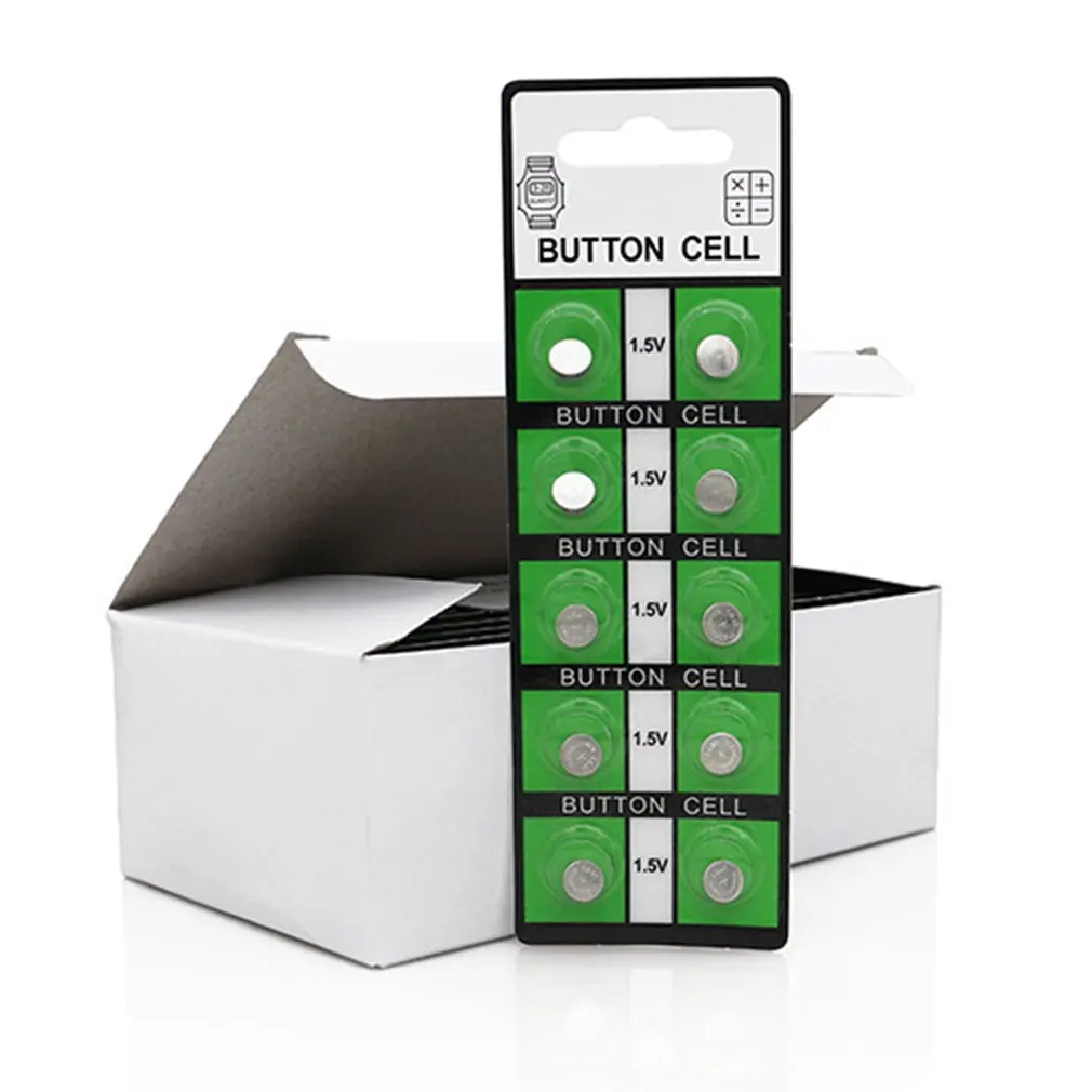 

Button Battery LR41 Environmental Protection Energy Saving Battery Durable 1.55V Zinc Manganese Battery