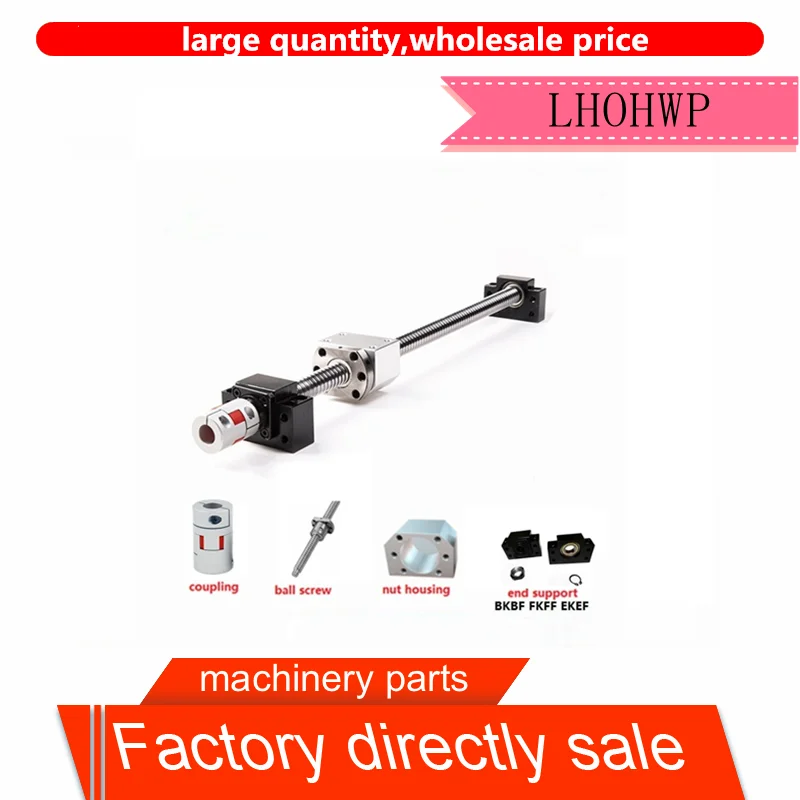 

High quality HGR20 linear guide rail 6set linear guide with 12 linear bearings HGH20CA/20CC+SFU1605 ball screw CNC accessories