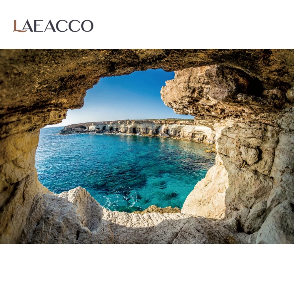 Laeacco тропический натуральный камень пещера море лето праздник Резорт живописный