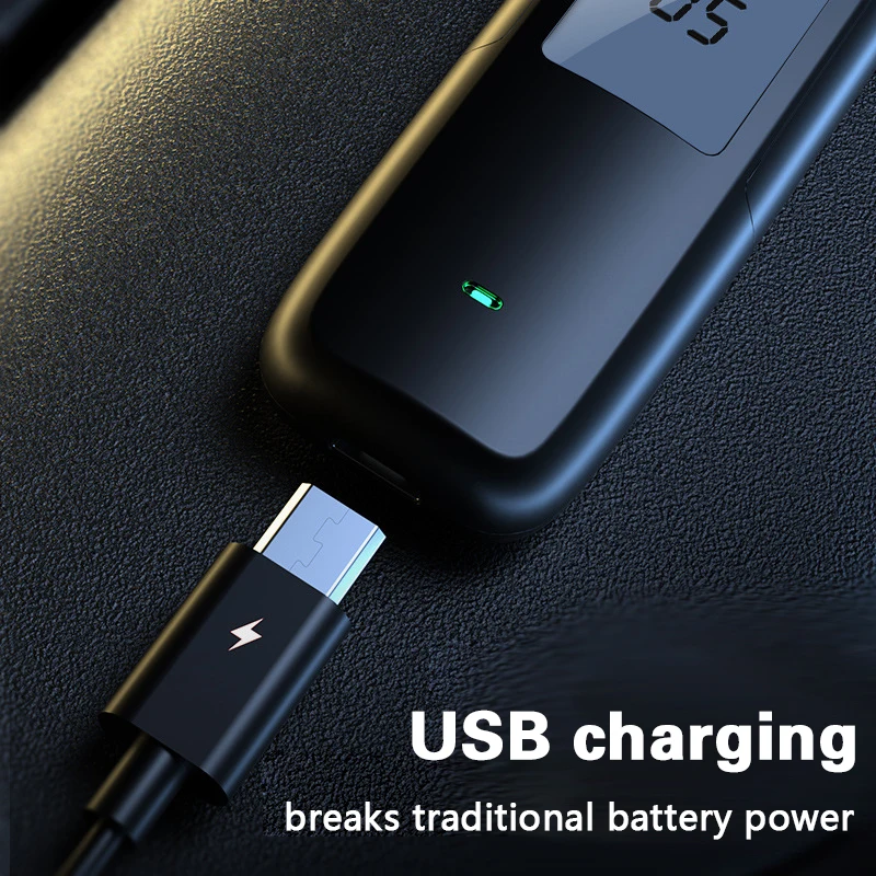 

Car Moto Non-Contact Alcohol Breath Tester with Digital Display Screen USB Rechargeable Breathalyzer Analyzer High Accuracy