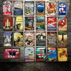 DecorMan Аляска, Нью-Йорк, Мексика, Куба, Venic, жестяной знак, оптовая продажа, роспись на заказ, картины для бара, паба, Декор, искусство