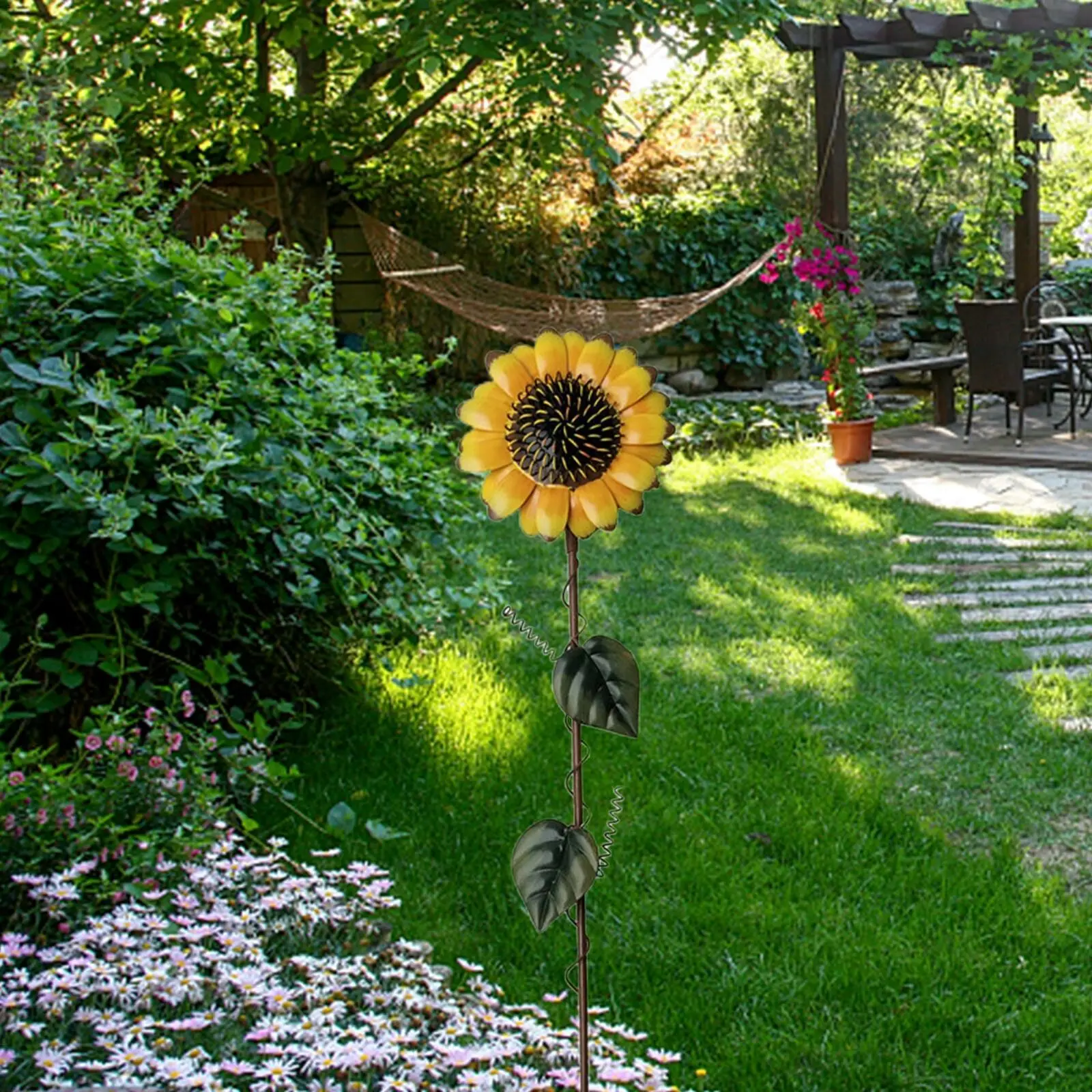 

Flower Garden Stake Decorative Flower Yard Stake Garden Stake