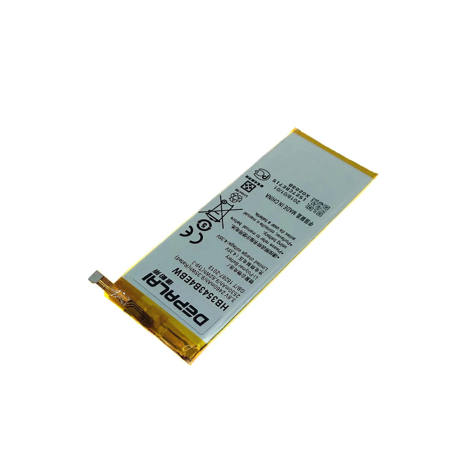 Высокое качество 3 8 V 2460 мА/ч HB3543B4EBW литий полимерный аккумулятор для Huawei Ascend P7 L07 L09