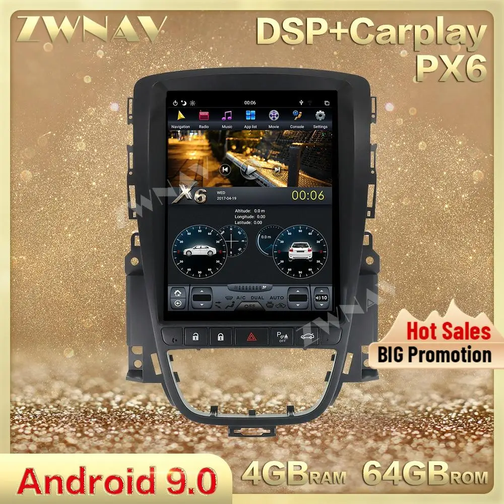 Автомобильный мультимедийный плеер с вертикальным экраном Tesla Android 9 0 GPS радио