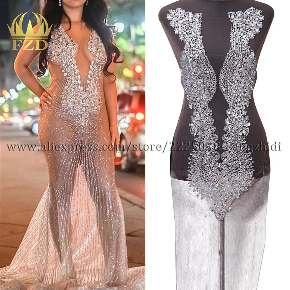 FZD 1 шт. ручная работа пришивка искусственные нашивки для свадебных бальных