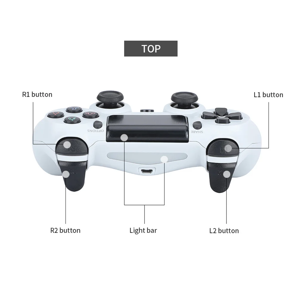 

Wireless Bluetooth Game Controller For PS4 3 Wired USB Joystick For Android PC Steam For Playstation4 Console Controle Gamepad