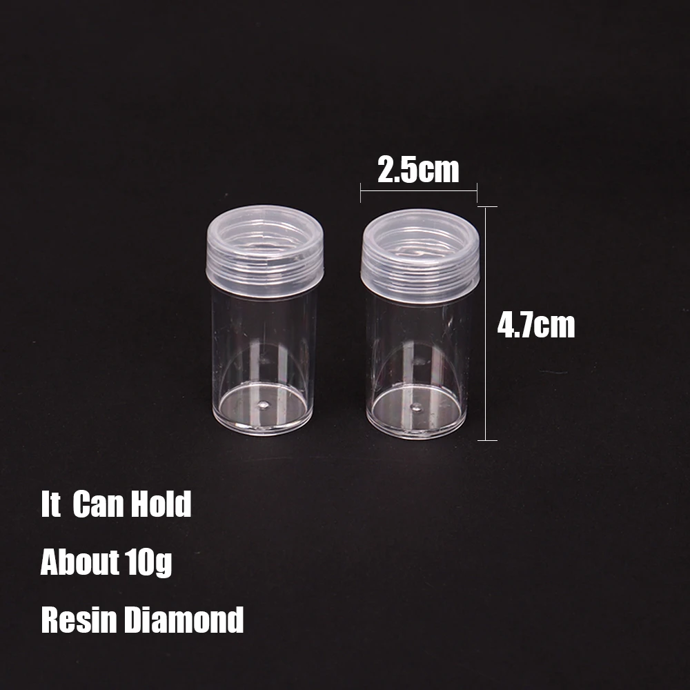 

Diamond Painting Accessories Box DIY Container Embroidery Mosaic Tools Bead Cross Stitch Plastic Square Drill Storage 8 bags