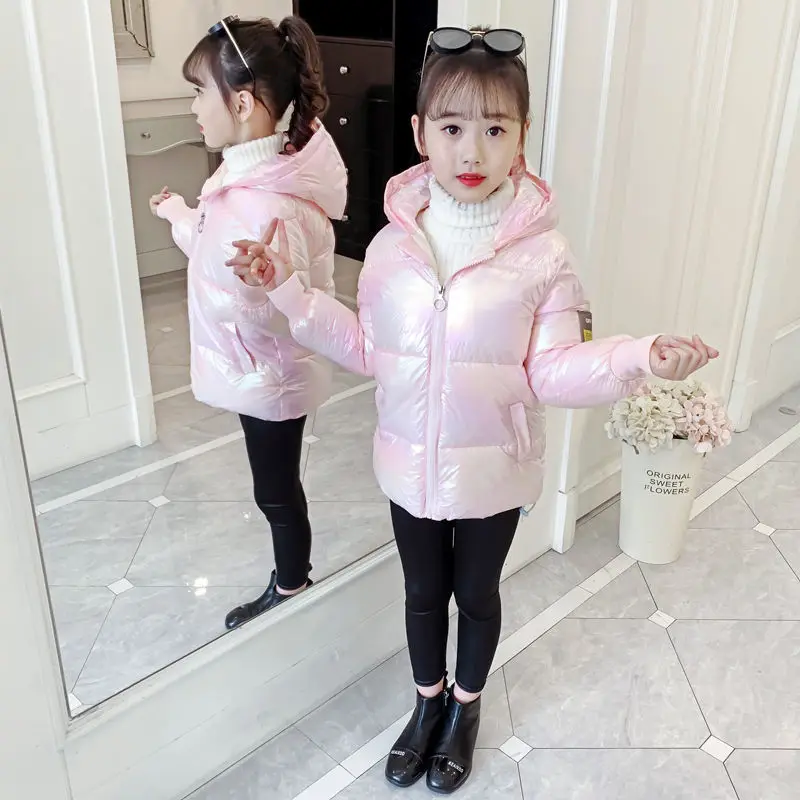 2020 новая зимняя куртка для девочек детское модное пальто Детская верхняя одежда