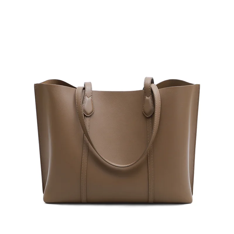 

New Women's Bag Fashion Cow Leather Large Capacity Shoulder Bags Luxury Designer Female Handbag Shopper Bag 2021