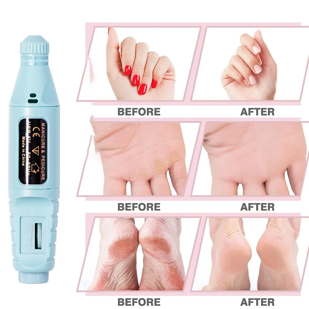 Electric Nail Drill Machine 20000RPM Professional File Kit for Acrylic Nails Cordless Milling Cutter Manicure Pedicure Tool | Красота и