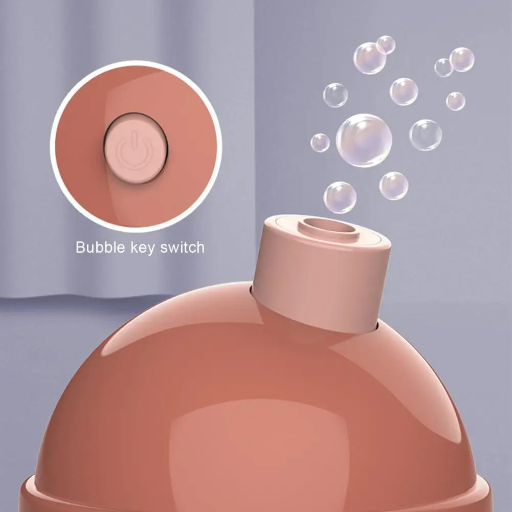 

Bubble Machine Toy Light Effect Automatic Safe Kids Bubble Blower Cup Toy for Ourdoor